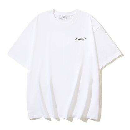 Off-white Men's and Women's Short-sleeved T-shirts