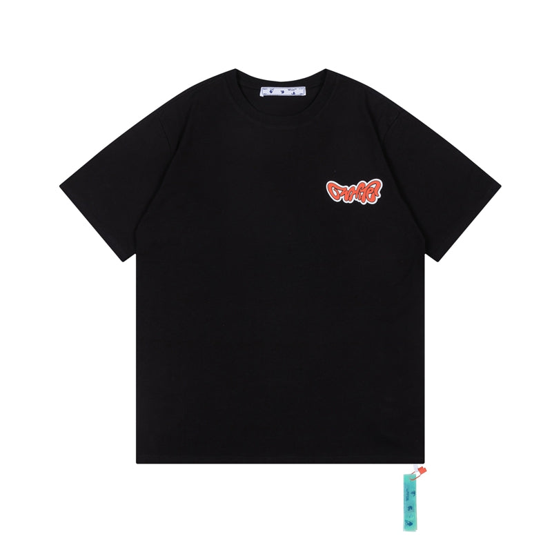 Off-white Men's and Women's Short-sleeved T-shirts