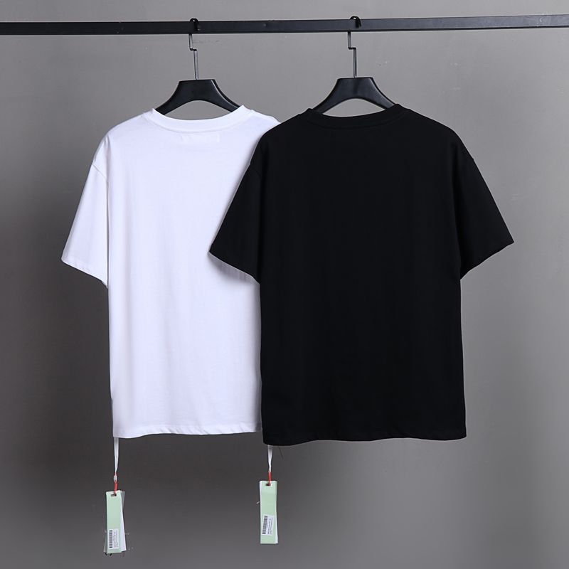 Off-white Men's and Women's Short-sleeved T-shirts