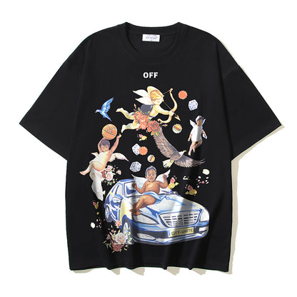 Off-white Men's and Women's Short-sleeved T-shirts