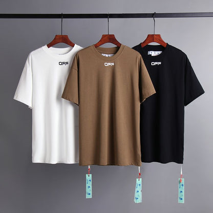 Off-white Men's and Women's Short-sleeved T-shirts