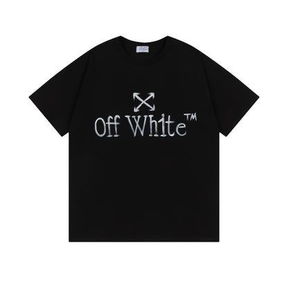 Off-white Men's and Women's Short-sleeved T-shirts