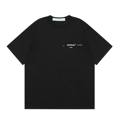 Off-white Men's and Women's Short-sleeved T-shirts