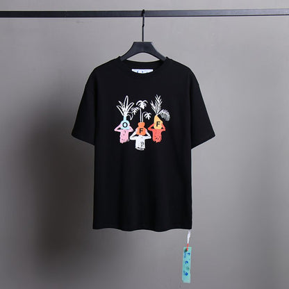 Off-white Men's and Women's Short-sleeved T-shirts