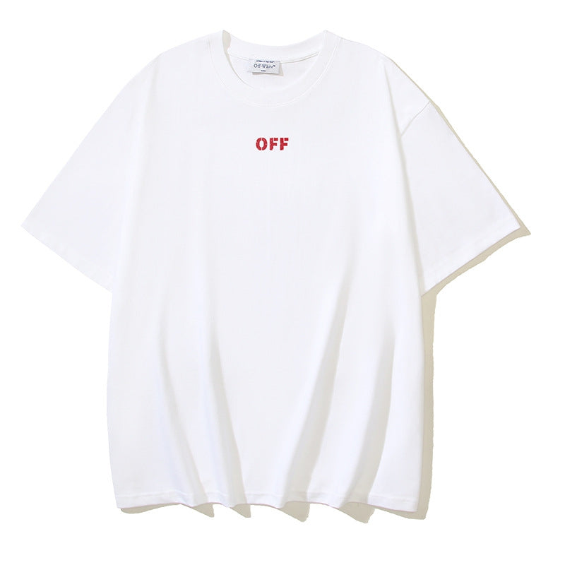 Off-white Men's and Women's Short-sleeved T-shirts