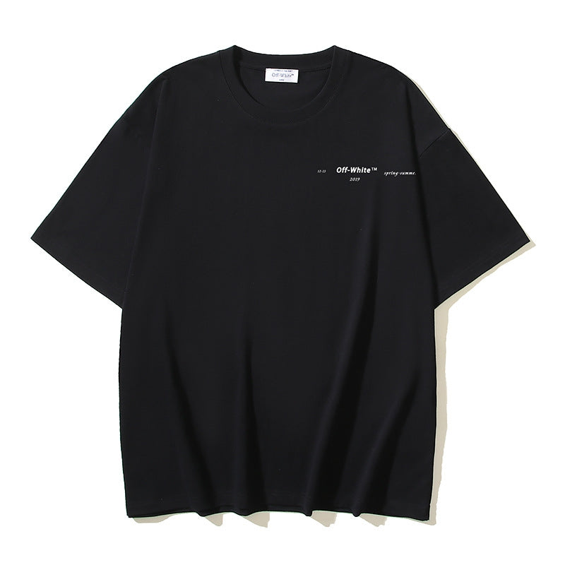 Off-white Men's and Women's Short-sleeved T-shirts