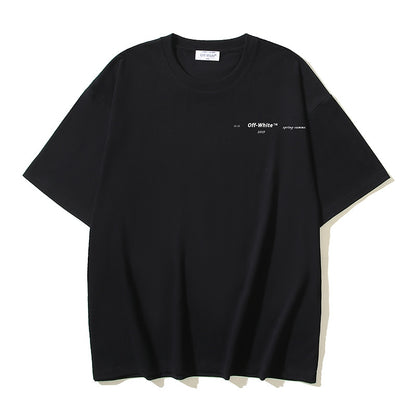 Off-white Men's and Women's Short-sleeved T-shirts
