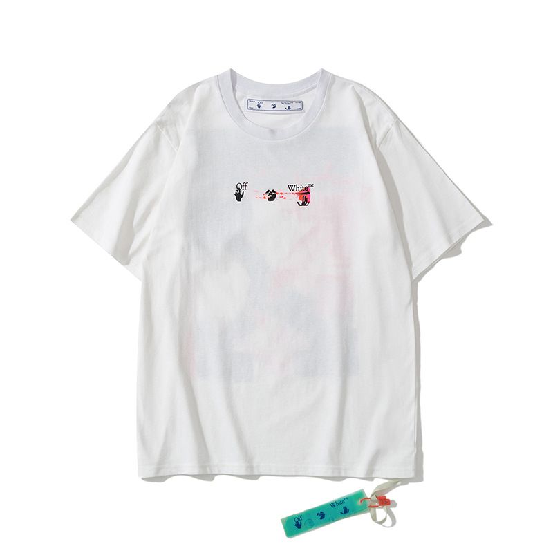 Off-white Men's and Women's Short-sleeved T-shirts