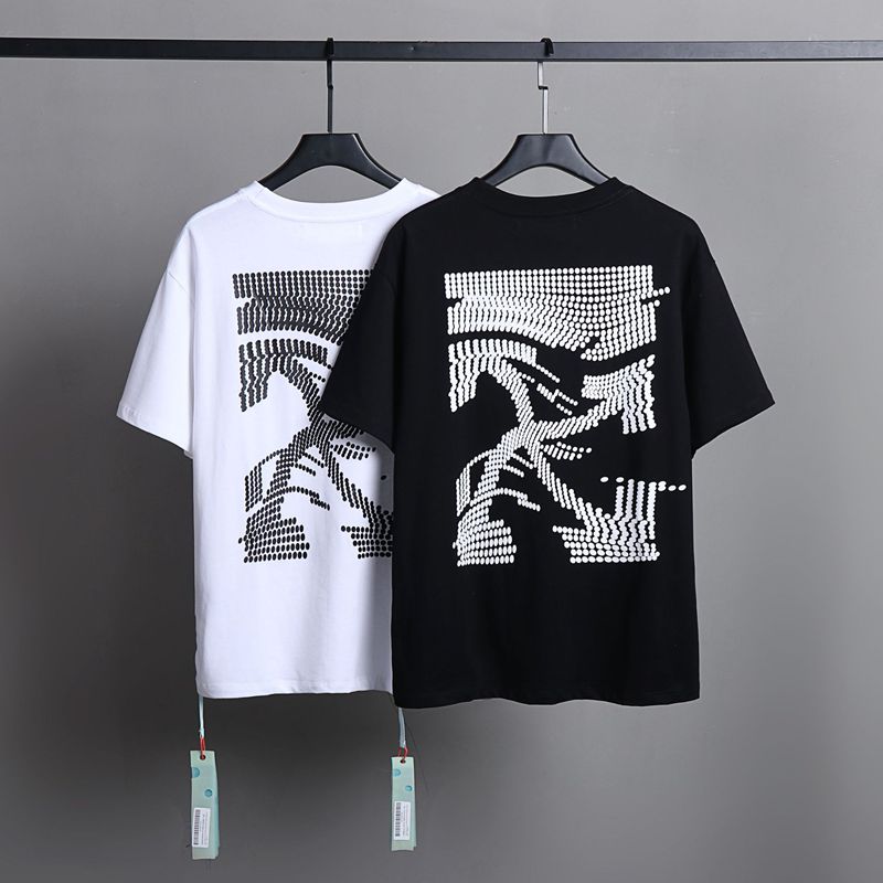 Off-white Men's and Women's Short-sleeved T-shirts