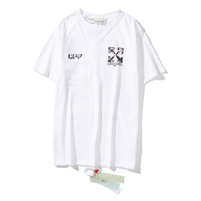 Off-white Men's and Women's Short-sleeved T-shirts