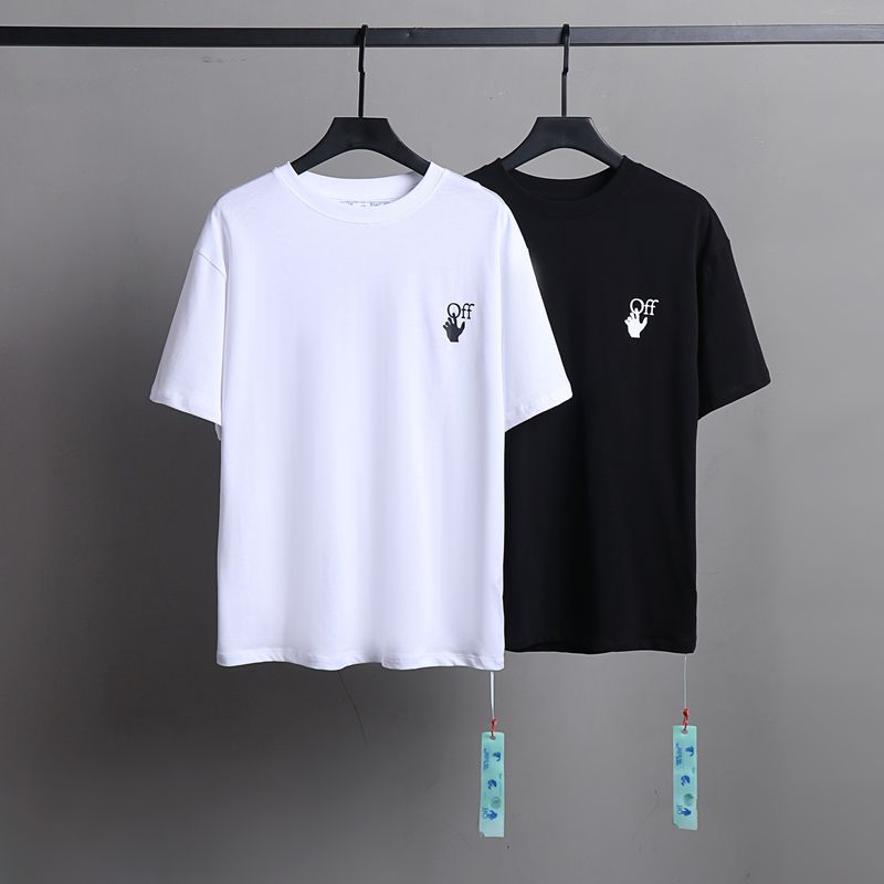 Off-white Men's and Women's Short-sleeved T-shirts