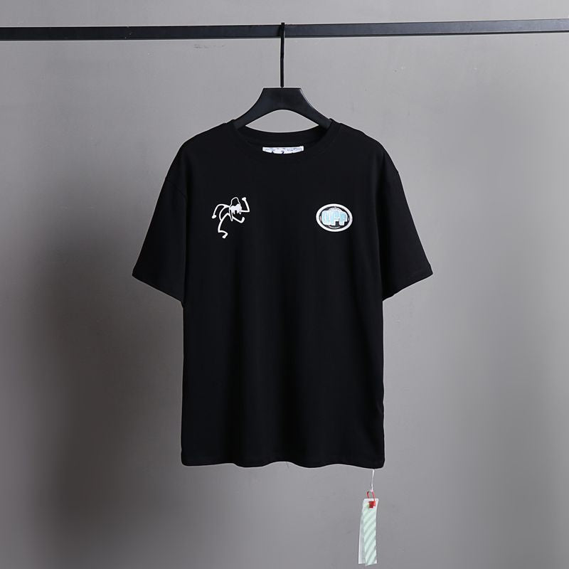 Off-white Men's and Women's Short-sleeved T-shirts