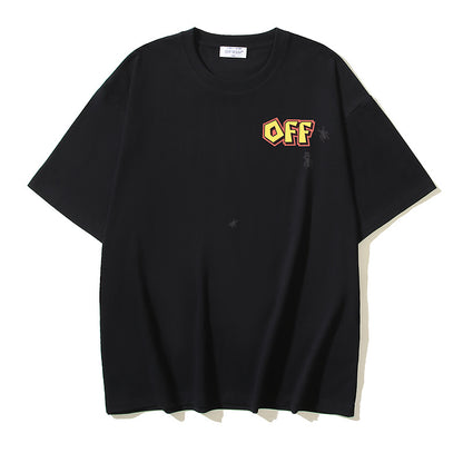 Off-white Men's and Women's Short-sleeved T-shirts