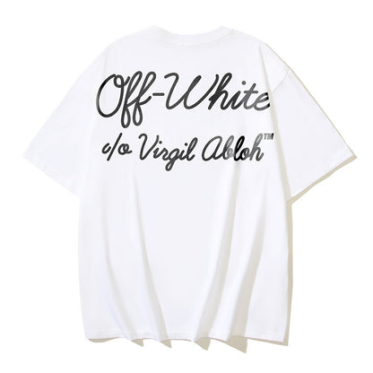 Off-white Men's and Women's Short-sleeved T-shirts