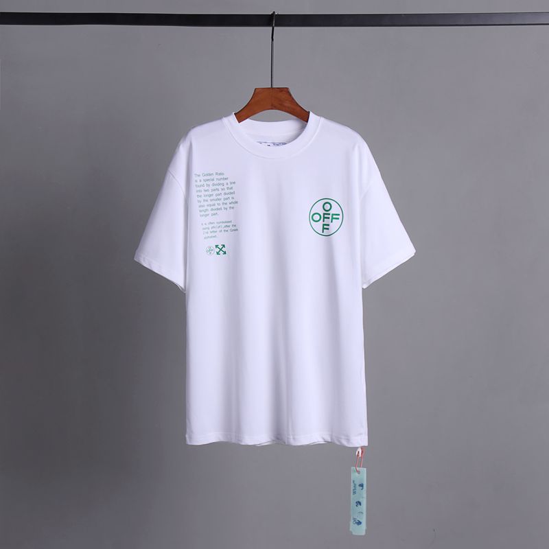 Off-white Men's and Women's Short-sleeved T-shirts