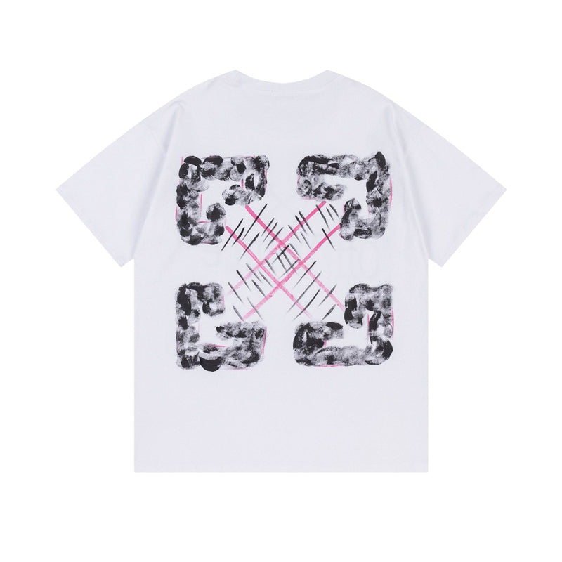 Off-white Men's and Women's Short-sleeved T-shirts