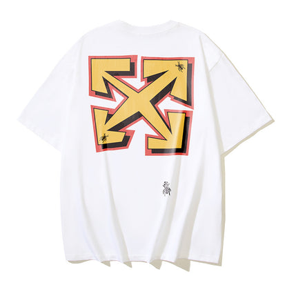 Off-white Men's and Women's Short-sleeved T-shirts