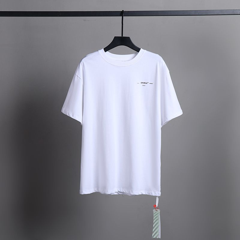 Off-white Men's and Women's Short-sleeved T-shirts