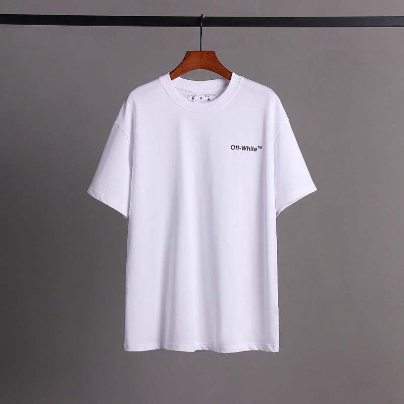 Off-white Men's and Women's Short-sleeved T-shirts