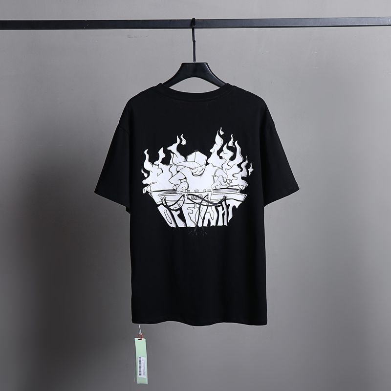 Off-white Men's and Women's Short-sleeved T-shirts