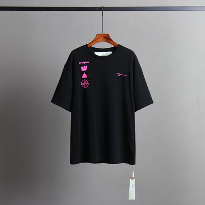 Off-white Men's and Women's Short-sleeved T-shirts