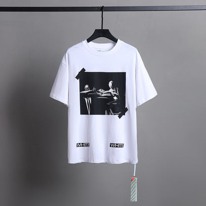 Off-white Men's and Women's Short-sleeved T-shirts