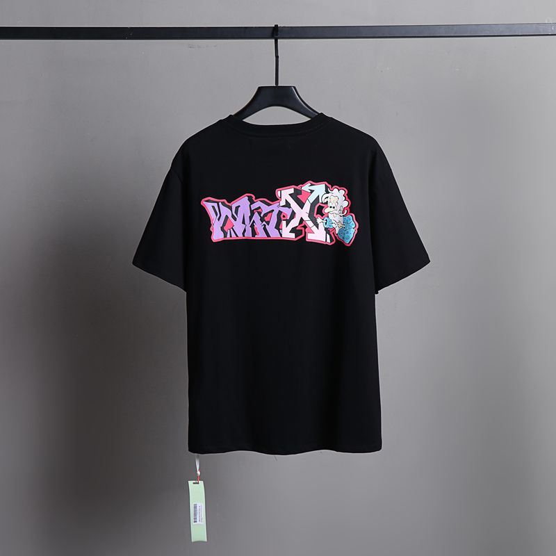 Off-white Men's and Women's Short-sleeved T-shirts