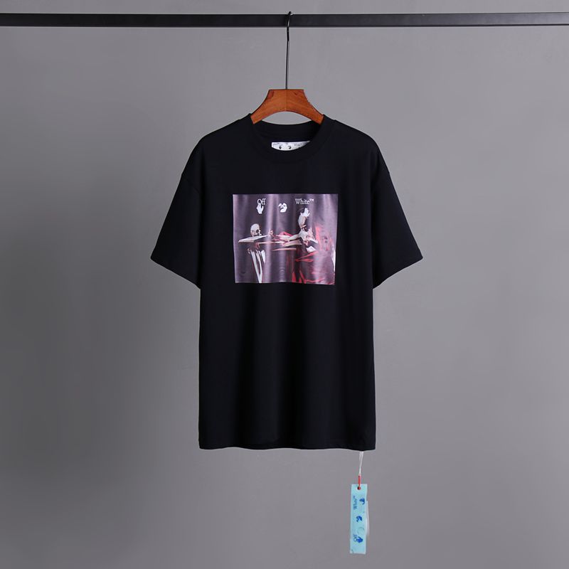 Off-white Men's and Women's Short-sleeved T-shirts