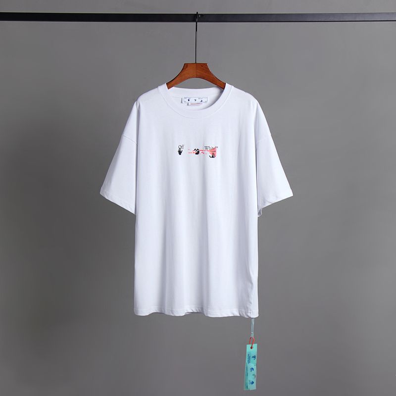 Off-white Men's and Women's Short-sleeved T-shirts