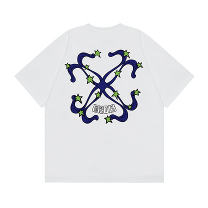 Off-white Men's and Women's Short-sleeved T-shirts
