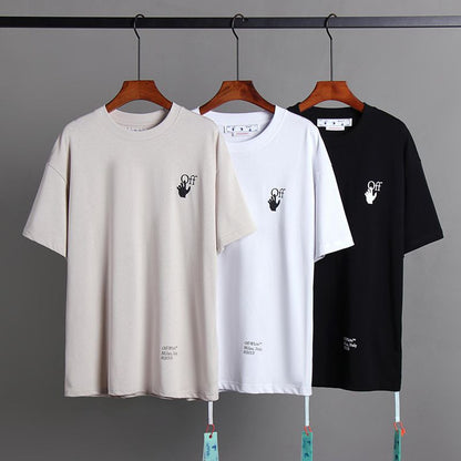 Off-white Men's and Women's Short-sleeved T-shirts