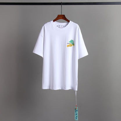 Off-white Men's and Women's Short-sleeved T-shirts