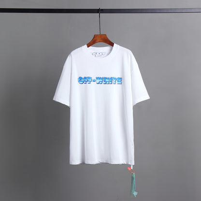 Off-white Men's and Women's Short-sleeved T-shirts