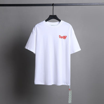 Off-white Men's and Women's Short-sleeved T-shirts