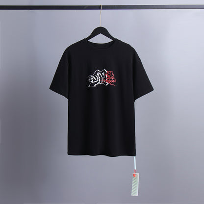 Off-white Men's and Women's Short-sleeved T-shirts