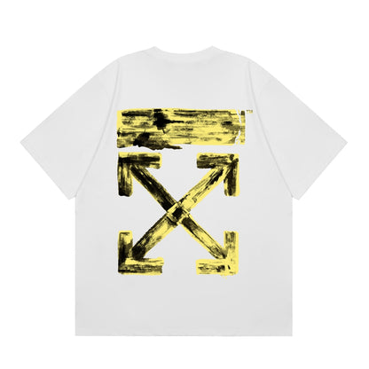 Off-white Men's and Women's Short-sleeved T-shirts