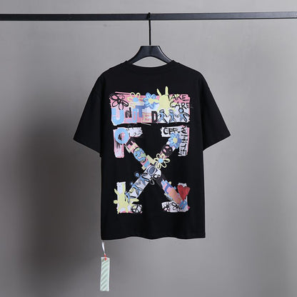 Off-white Men's and Women's Short-sleeved T-shirts