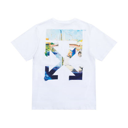Off-white Men's and Women's Short-sleeved T-shirts