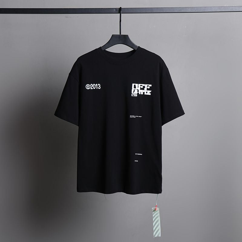 Off-white Men's and Women's Short-sleeved T-shirts