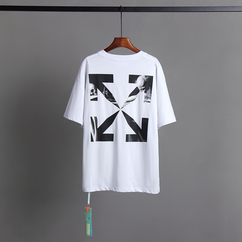 Off-white Men's and Women's Short-sleeved T-shirts