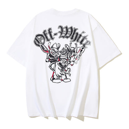 Off-white Men's and Women's Short-sleeved T-shirts