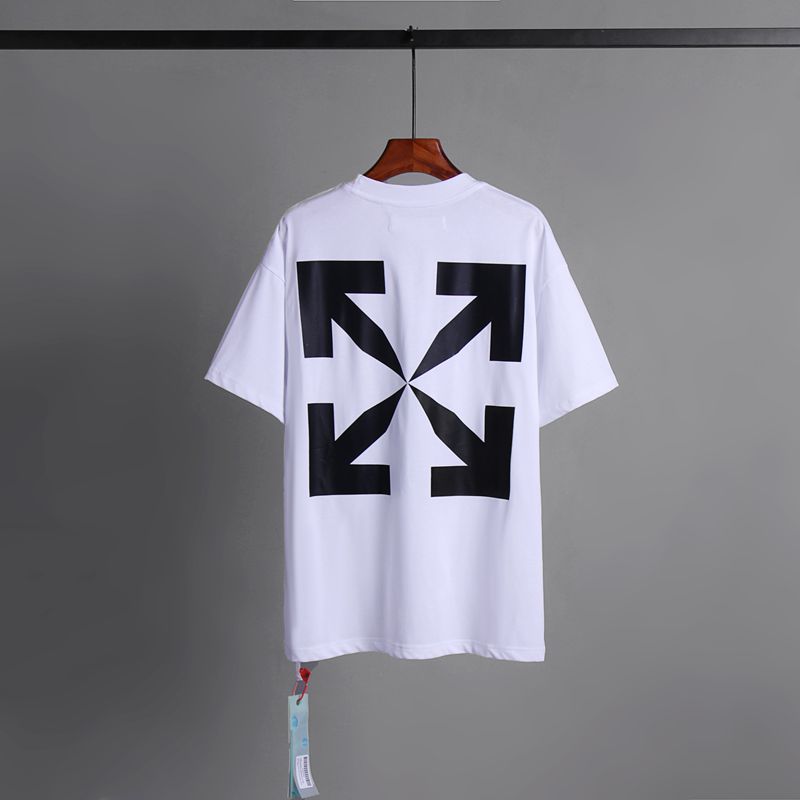 Off-white Men's and Women's Short-sleeved T-shirts