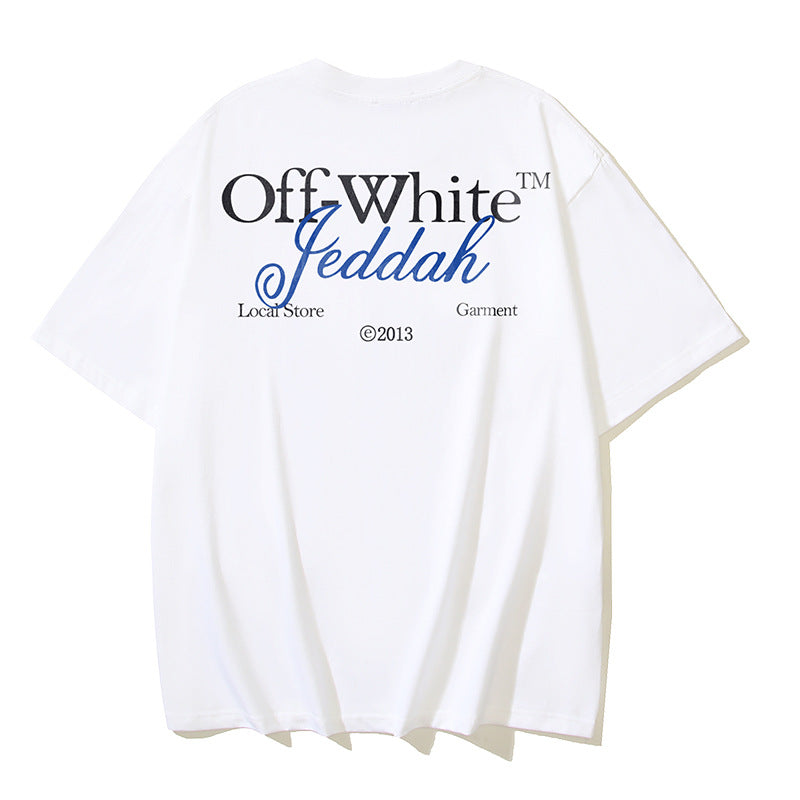 Off-white Men's and Women's Short-sleeved T-shirts