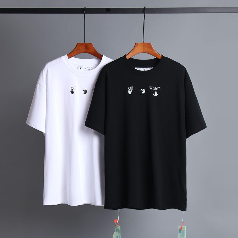 Off-white Men's and Women's Short-sleeved T-shirts