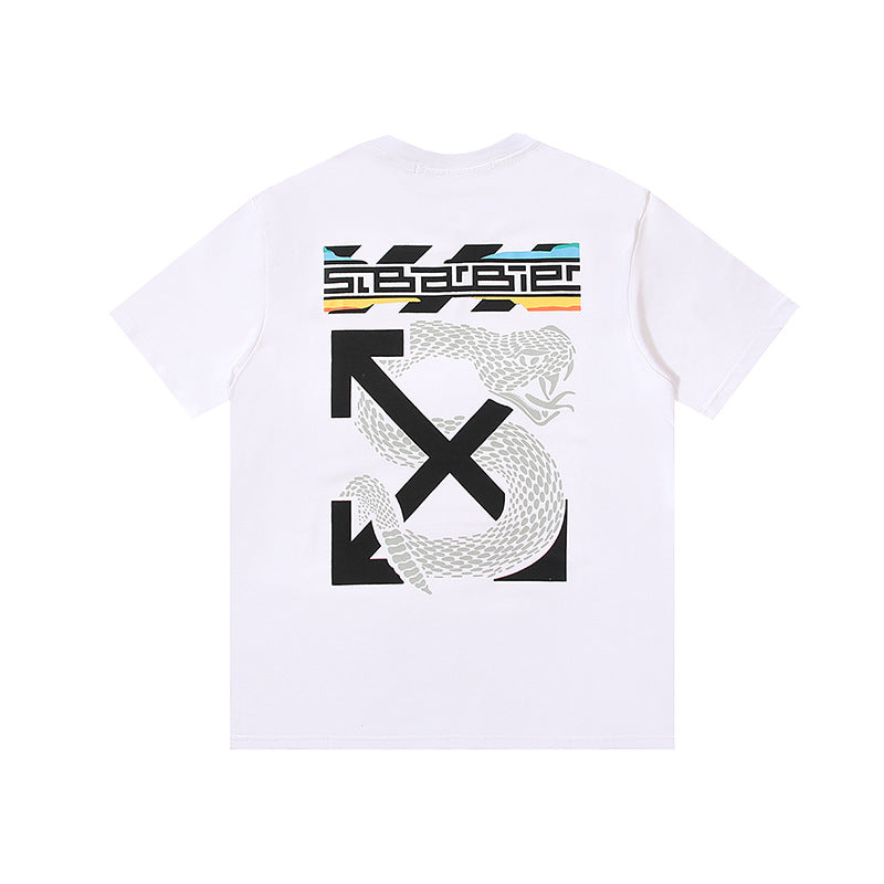 Off-white Men's and Women's Short-sleeved T-shirts