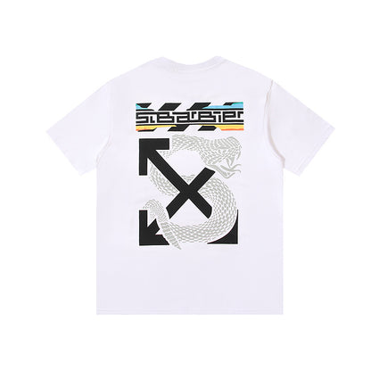 Off-white Men's and Women's Short-sleeved T-shirts