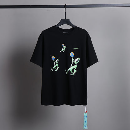 Off-white Men's and Women's Short-sleeved T-shirts