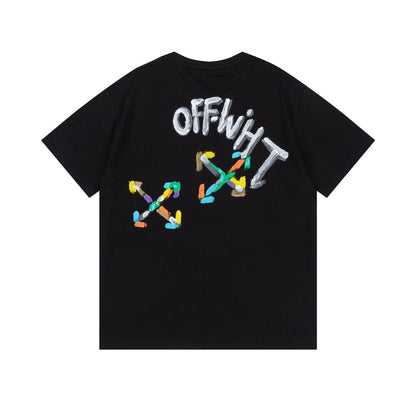 Off-white Men's and Women's Short-sleeved T-shirts