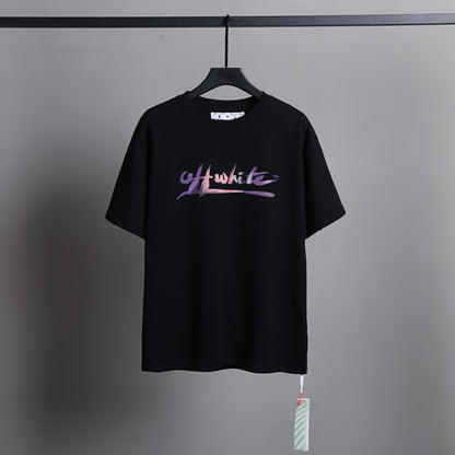 Off-white Men's and Women's Short-sleeved T-shirts