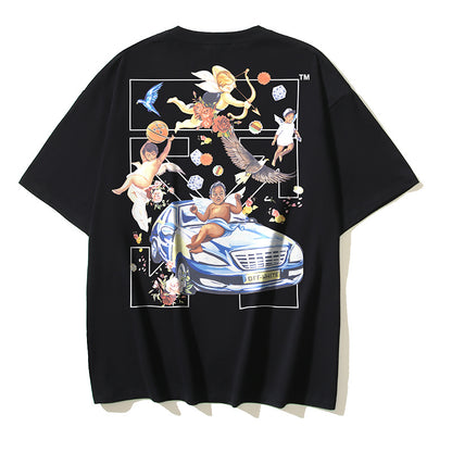 Off-white Men's and Women's Short-sleeved T-shirts